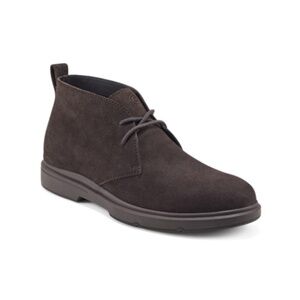 EASY SPIRIT Mens Brown Bento Lace-Up Leather Chukka Boots NEW WITH TAGS